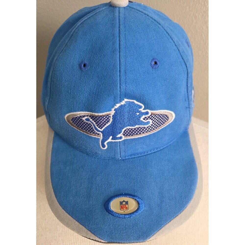 VTG 90s Detroit Lions Drew Pearson Pro Line Hat One Size Fits All Cotton Mesh